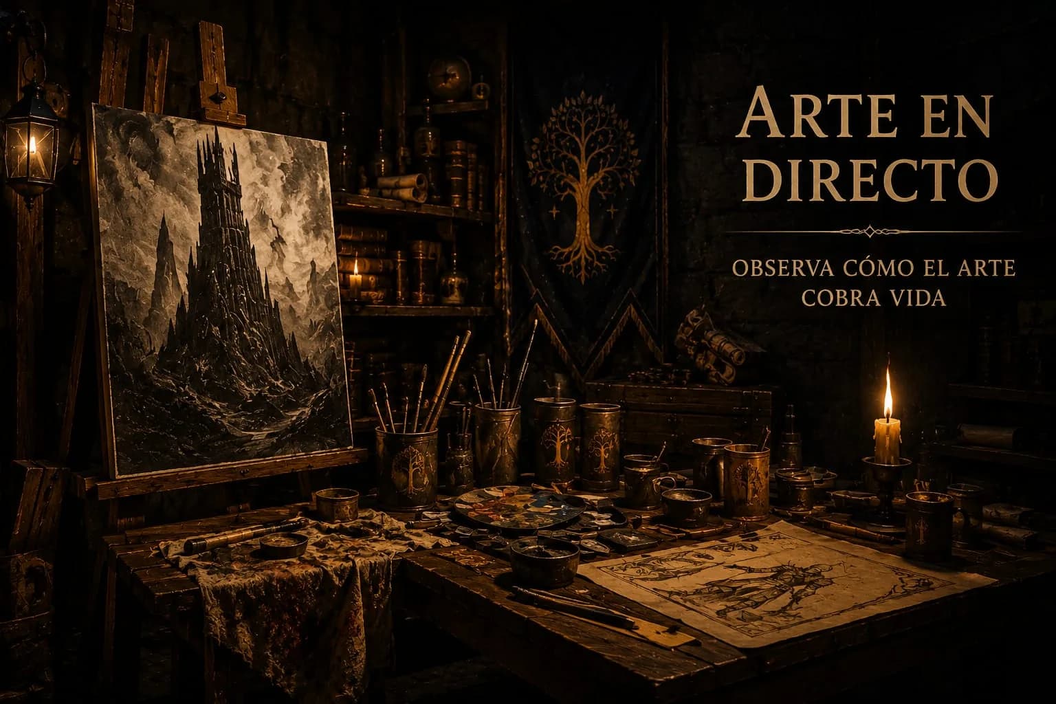 Arte en directo: observa cómo el arte cobra vida